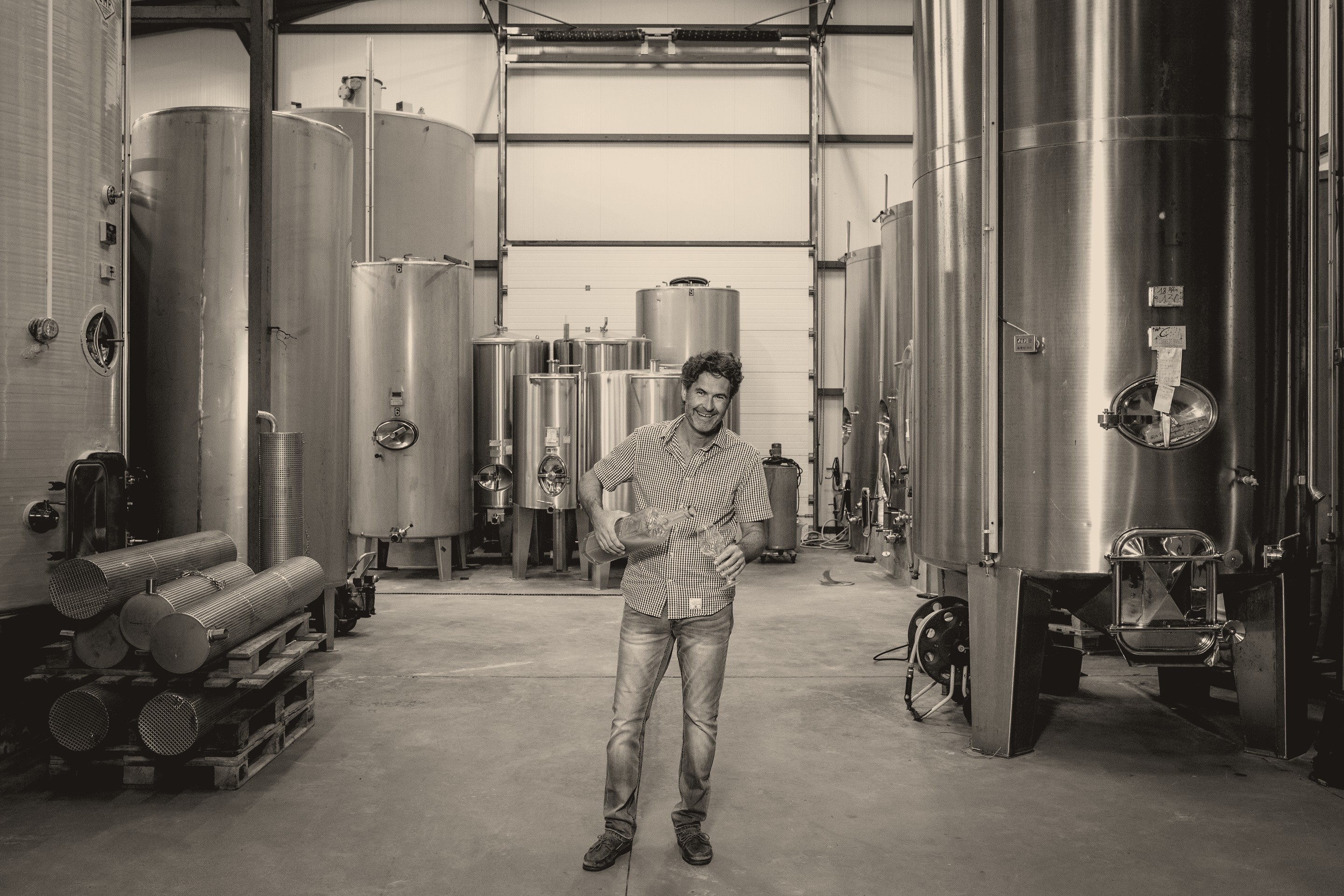 Chai de vinification de Baudare